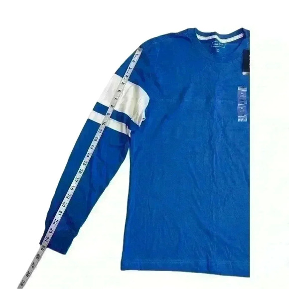 Club Room Men’s Football T-Shirt Created For Macy’s Palace Blue Size M - Picture 5 of 8